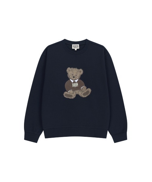 MARITHE + FRANCOIS GIRBAUD(マリテフランソワジルボー)の「DOODLE BEAR SWEATSHIRT(スウェット・レディース・ヘザーグレー/ネイビー・LARGE/MEDIUM/SMALL)」の16枚目の写真