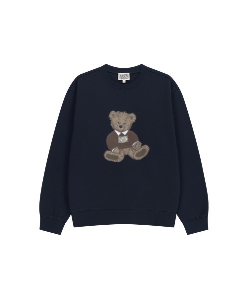 MARITHE + FRANCOIS GIRBAUD(マリテフランソワジルボー)の「DOODLE BEAR SWEATSHIRT(スウェット・レディース・ヘザーグレー/ネイビー・LARGE/MEDIUM/SMALL)」の17枚目の写真