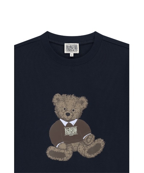 MARITHE + FRANCOIS GIRBAUD(マリテフランソワジルボー)の「DOODLE BEAR SWEATSHIRT(スウェット・レディース・ヘザーグレー/ネイビー・LARGE/MEDIUM/SMALL)」の19枚目の写真