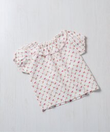 Boribon（ボリボン）の「【リンク】スワン・ローズガーデン総柄Tシャツ（Tシャツ/カットソー）」