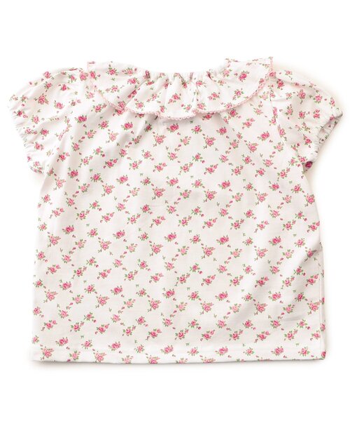 Boribon(ボリボン)の「【リンク】スワン・ローズガーデン総柄Tシャツ(Tシャツ/カットソー・キッズ・ブルー/ピンク/レッド・80/90/100/110/120)」の14枚目の写真