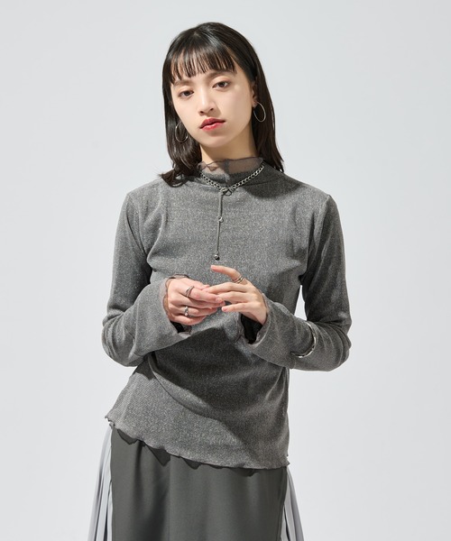 Ellno de Mavie(エルノデメヴィ)の「リバーシブルメロウシアートップス(Tシャツ/カットソー・レディース・ブラック/ブルー・FREE)」の17枚目の写真