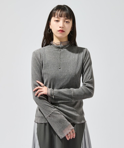 Ellno de Mavie(エルノデメヴィ)の「リバーシブルメロウシアートップス(Tシャツ/カットソー・レディース・ブラック/ブルー・FREE)」の19枚目の写真