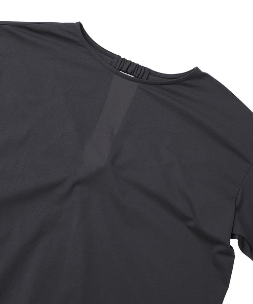 Julier Yoga and Relax（ジュリエヨガアンドリラックス）の「Julier ライトプライム バッククロスプルオーバー（Tシャツ/カットソー・レディース・ホワイト/ネイビー/チャコール/ラベンダー・FREE）」の15枚目の写真