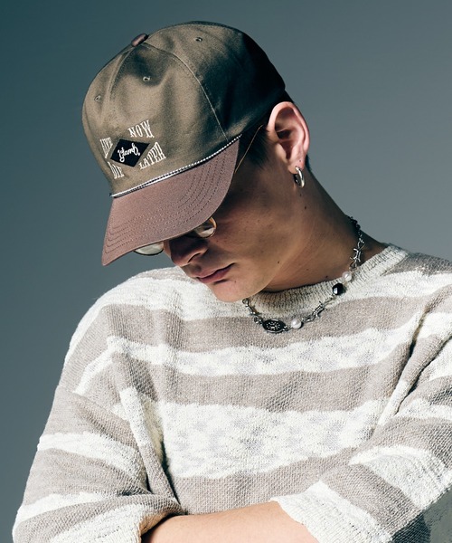 glamb（グラム）の「Leopard Brim Cap / レオパードブリムキャップ（ニットキャップ/ビーニー・メンズ・ブラウン/ブラック・FREE）」の9枚目の写真