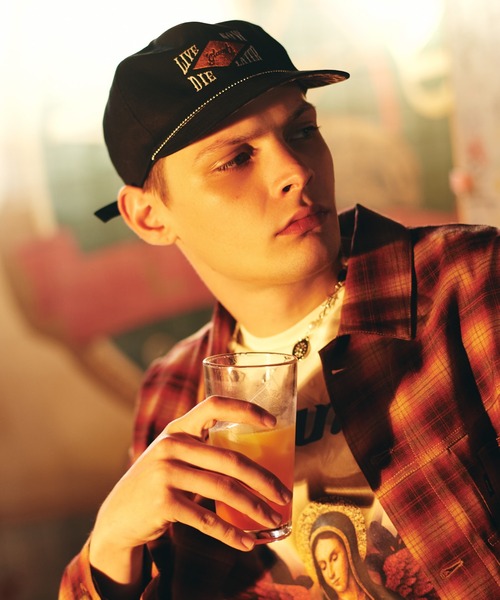 glamb（グラム）の「Leopard Brim Cap / レオパードブリムキャップ（ニットキャップ/ビーニー・メンズ・ブラウン/ブラック・FREE）」の12枚目の写真