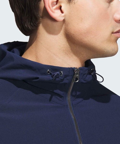 adidas(アディダス)の「ゴートゥー フルジップ ウインドブレーカー【adidas Golf/アディダスゴルフ】(ブルゾン・メンズ・ベージュ/ネイビー・SMALL/MEDIUM/XX-LARGE/3XL/LARGE/X-LARGE)」の9枚目の写真