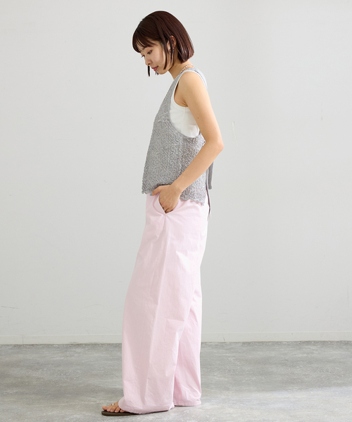 IENA（イエナ）の「enrica/エンリカ レースガラKNIT ニット KNIT225（ニット/セーター・レディース・グレー/ブラック・FREE）」の14枚目の写真
