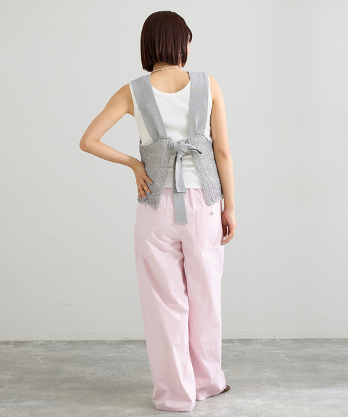 IENA（イエナ）の「enrica/エンリカ レースガラKNIT ニット KNIT225（ニット/セーター・レディース・グレー/ブラック・FREE）」の15枚目の写真