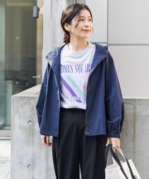 URBAN RESEARCH DOORS（アーバンリサーチドアーズ）の「撥水バックギャザーフードジャケット｜ショートコート/春アウター/ライトアウター/はっ水/通勤（その他アウター）」