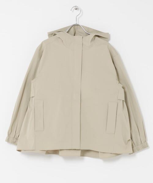 URBAN RESEARCH DOORS（アーバンリサーチドアーズ）の「撥水バックギャザーフードジャケット（その他アウター・レディース・ベージュ系その他/ネイビー/ベージュ・FREE）」の14枚目の写真