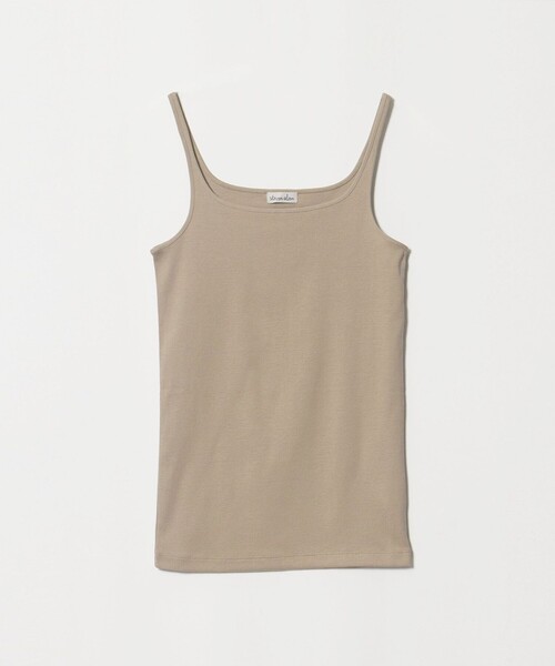 Steven Alan（スティーブンアラン）の「＜Steven Alan＞コットン フライス キャミ タンクトップ（タンクトップ・レディース・ナチュラル/パープル/ダークブラウン/グレー系/イエロー/ネイビー/ベージュ・FREE）」の3枚目の写真