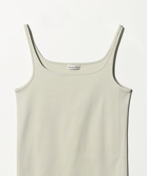Steven Alan（スティーブンアラン）の「＜Steven Alan＞コットン フライス キャミ タンクトップ（タンクトップ・レディース・ナチュラル/パープル/ダークブラウン/グレー系・FREE）」の14枚目の写真