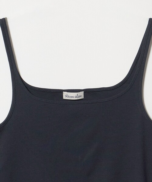 Steven Alan（スティーブンアラン）の「＜Steven Alan＞コットン フライス キャミ タンクトップ（タンクトップ・レディース・ナチュラル/パープル/ダークブラウン/グレー系/イエロー/ネイビー/ベージュ・FREE）」の11枚目の写真