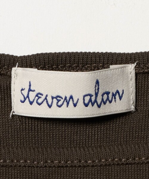 Steven Alan（スティーブンアラン）の「＜Steven Alan＞コットン フライス キャミ タンクトップ（タンクトップ・レディース・ナチュラル/パープル/ダークブラウン/グレー系/イエロー/ネイビー/ベージュ・FREE）」の9枚目の写真