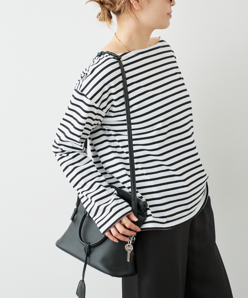 Deuxieme Classe（ドゥーズィエムクラス）の「*French Stripe Tシャツ（Tシャツ/カットソー・レディース・ホワイト・FREE）」の3枚目の写真