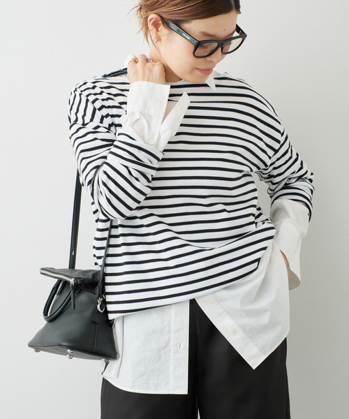 Deuxieme Classe（ドゥーズィエムクラス）の「*French Stripe Tシャツ（Tシャツ/カットソー・レディース・ホワイト・FREE）」の7枚目の写真