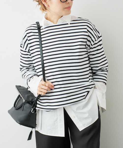 Deuxieme Classe（ドゥーズィエムクラス）の「*French Stripe Tシャツ（Tシャツ/カットソー・レディース・ホワイト・FREE）」の8枚目の写真