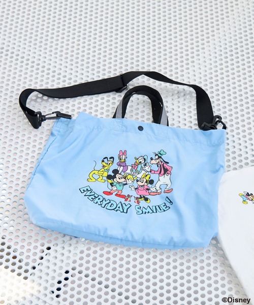 LOWRYS FARM（ローリーズファーム）の「Ｄｉｓｎｅｙ／スクールＢＡＧ　 654414（ショルダーバッグ・キッズ・ホワイト/ブルー・FREE）」の2枚目の写真