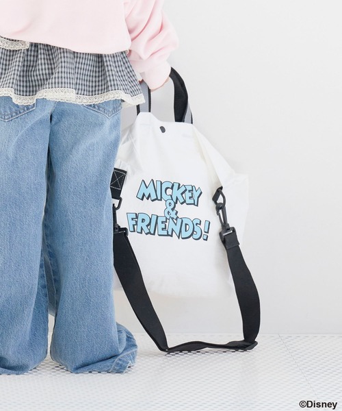 LOWRYS FARM（ローリーズファーム）の「Ｄｉｓｎｅｙ／スクールＢＡＧ　 654414（ショルダーバッグ・キッズ・ホワイト/ブルー・FREE）」の17枚目の写真