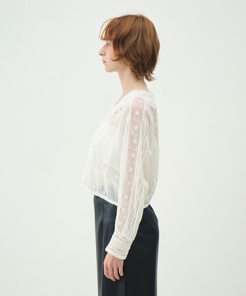 MACPHEE♡レースブラウス TOMORROWLAND - MACPHEE レースブラウスの通販 by momoshop