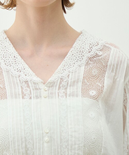 macphee♡レースブラウス TOMORROWLAND - MACPHEE レースブラウスの通販 by momoshop