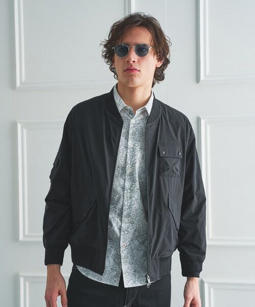 TAKEO KIKUCHI(タケオキクチ)の「【BOWLER HAT LABEL】撥水 MA-1ブルゾン(ブルゾン・メンズ・ブラック・04/03/02)」の8枚目の写真