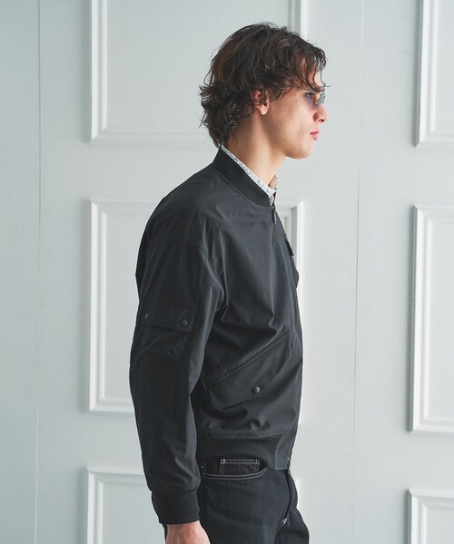 TAKEO KIKUCHI(タケオキクチ)の「【BOWLER HAT LABEL】撥水 MA-1ブルゾン(ブルゾン・メンズ・ブラック・04/03/02)」の12枚目の写真