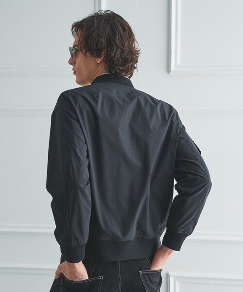 TAKEO KIKUCHI(タケオキクチ)の「【BOWLER HAT LABEL】撥水 MA-1ブルゾン(ブルゾン・メンズ・ブラック・04/03/02)」の13枚目の写真