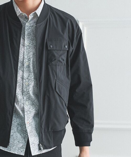 TAKEO KIKUCHI(タケオキクチ)の「【BOWLER HAT LABEL】撥水 MA-1ブルゾン(ブルゾン・メンズ・ブラック・04/03/02)」の15枚目の写真