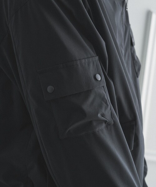 TAKEO KIKUCHI(タケオキクチ)の「【BOWLER HAT LABEL】撥水 MA-1ブルゾン(ブルゾン・メンズ・ブラック・04/03/02)」の18枚目の写真