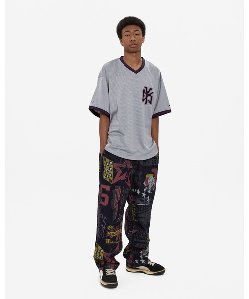 YESEYESEE(イエスアイシー)の「Y.E.S Mesh Baseball Tee(Tシャツ/カットソー・メンズ・グレー/ネイビー・S/M/L/XL)」の11枚目の写真