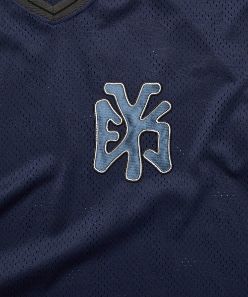 YESEYESEE(イエスアイシー)の「Y.E.S Mesh Baseball Tee(Tシャツ/カットソー・メンズ・グレー/ネイビー・S/M/L/XL)」の14枚目の写真