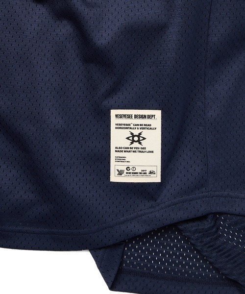 YESEYESEE(イエスアイシー)の「Y.E.S Mesh Baseball Tee(Tシャツ/カットソー・メンズ・グレー/ネイビー・S/M/L/XL)」の16枚目の写真