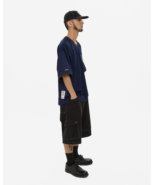 YESEYESEE(イエスアイシー)の「Y.E.S Mesh Baseball Tee(Tシャツ/カットソー・メンズ・グレー/ネイビー・S/M/L/XL)」の19枚目の写真