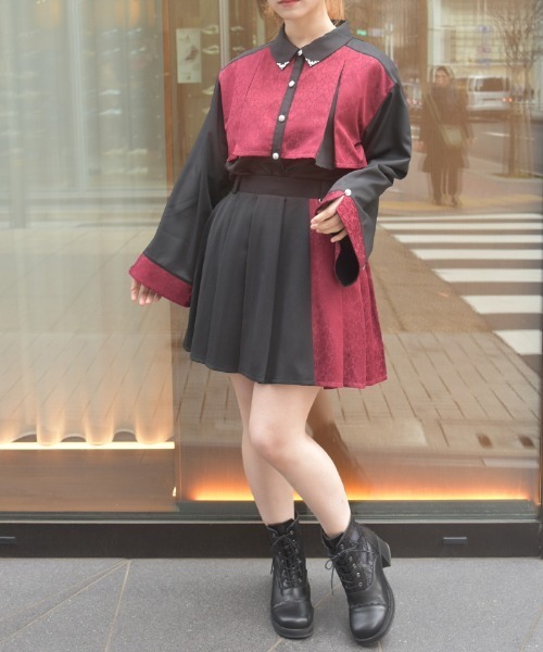 axes femme(アクシーズファム)の「【セットアップ対応】ジャカードパンツ(その他パンツ・レディース・ネイビー/ワイン/ダークグリーン・FREE)」の4枚目の写真