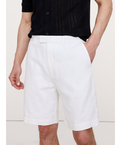 Banana Republic(バナナリパブリック)の「9インチ リネン ショートパンツ(その他パンツ・メンズ・ネイビー/ベージュ/ホワイト・28W/29W/30W/31W/32W/33W/34W)」の8枚目の写真