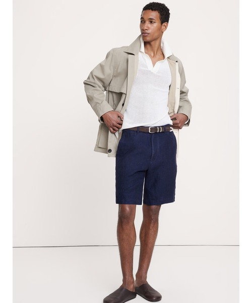Banana Republic(バナナリパブリック)の「9インチ リネン ショートパンツ(その他パンツ・メンズ・ネイビー/ベージュ/ホワイト・28W/29W/30W/31W/32W/33W/34W)」の6枚目の写真