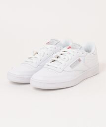 Reebok リーボック CLUB C 85【軽量】メンズスニーカー(クラブシー85) 100050 100000154 ホワイト/シアーグレー