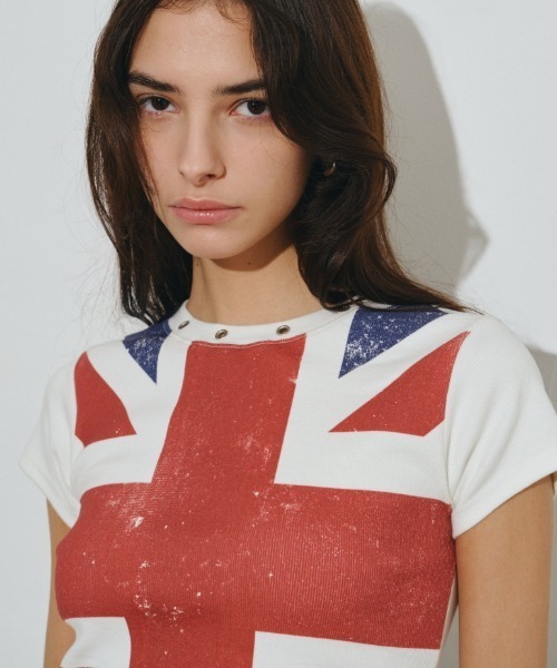 Midnight Move（ミッドナイトムーブ）の「A'GEM/9 × .kom 『MIDNIGHT MOVE/ミッドナイトムーブ』 england t /イングランド Tシャツ（Tシャツ/カットソー・レディース・ホワイト・FREE）」の18枚目の写真