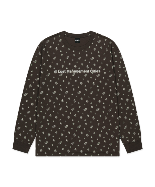 LMCの「FN OG LONG SLV TEE flower brown(Tシャツ/カットソー・レディース・その他・MEDIUM/LARGE/X-LARGE/SMALL)」の1枚目の写真
