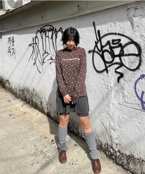 LMCの「FN OG LONG SLV TEE flower brown(Tシャツ/カットソー・レディース・その他・MEDIUM/LARGE/X-LARGE/SMALL)」の21枚目の写真