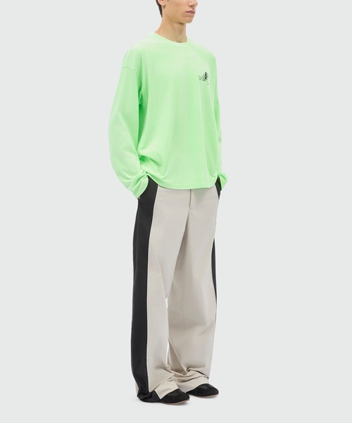 MSGM(エムエスジーエム)の「MSGM SPRINT グラフィック ロングスリーブTシャツ(Tシャツ/カットソー・メンズ・グリーン・S/L/M)」の4枚目の写真