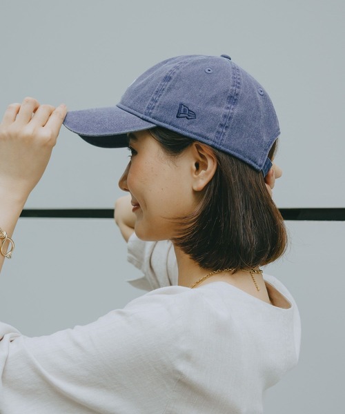 NEW ERA(ニューエラ)の「920WASHED/26/644823(キャップ・レディース・ダークブラウン/グリーン/ブラック/ネイビー/オフホワイト・FREE)」の6枚目の写真