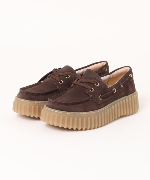 Clarks クラークス TORHILL BOAT レディースシューズ 厚底 モカシン