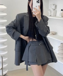 VIBGYOR（ヴィブジョー）の「【TUNE】ストライプジャケットセットアップ（セットアップ）」