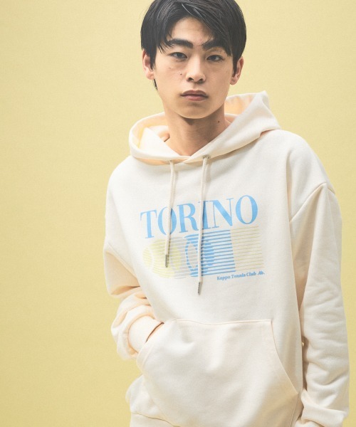 Kappa(カッパ)の「≪Kappa×and ST ウェルネスクラブ≫フーディー(パーカー・レディース・インディゴブルー/ネイビー/オフホワイト/ブラウン系その他・LARGE/MEDIUM/SMALL)」の19枚目の写真