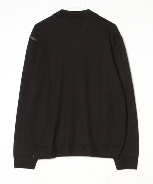THE INOUE BROTHERS（ザイノウエブラザーズ）の「Collar Neck Sweater TIB25-AL1102PB（Tシャツ/カットソー・メンズ・ブラック・X-LARGE/LARGE）」の2枚目の写真