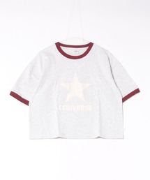 LB/S （エルビーエス）の「【CONVERSE/コンバース】発泡プリント 配色リンガーＴシャツ（Tシャツ/カットソー）」