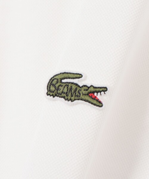 BEAMS（ビームス）の「【別注】LACOSTE / ヘビーカノコ ポロシャツ（ポロシャツ・メンズ・サックスブルー/ピンク/ホワイト/ネイビー・4/3/2/1/5）」の13枚目の写真